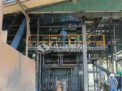La caldera de biomasa ZOZEN se aplica en la planta de aceite de palma