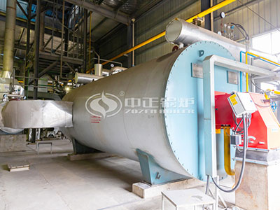 Calentador de aceite térmico ZOZEN operado en Jiangyin Huachang Food Additive Co. Ltd.