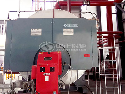 La caldera de vapor a gas ZOZEN proporciona calor estable para Baixiang Food
