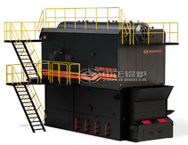 Caldera de carb&oacute;n de la rejilla de cadena